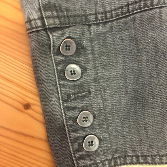 Boho Style Scandinavian Gray Jean Jacket - Picture 9 of 9